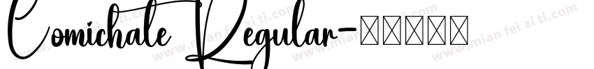Comichate Regular字体转换